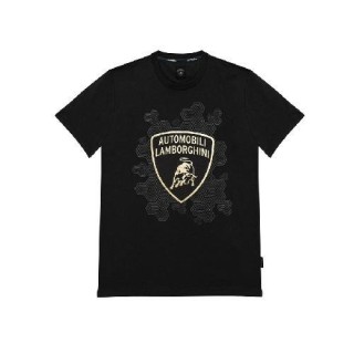 LAMBORGHINI SIZE L MENST-SHIRT ARTISTIC SHIELD BLACK - LCSWZB7TC-100-L - Teknashop Ltd