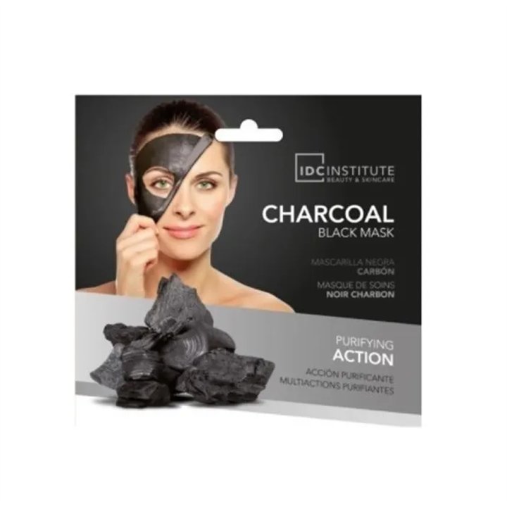 IDC Institute Charcoal Black Mask  - unisex - Teknashop Ltd