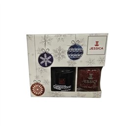 Winter Set Jessica: Custom Colors, Nail Polish, Purple Lust, 14.8 ml + Professional GELeration, Semi-Permanent Nail Polish, Purp