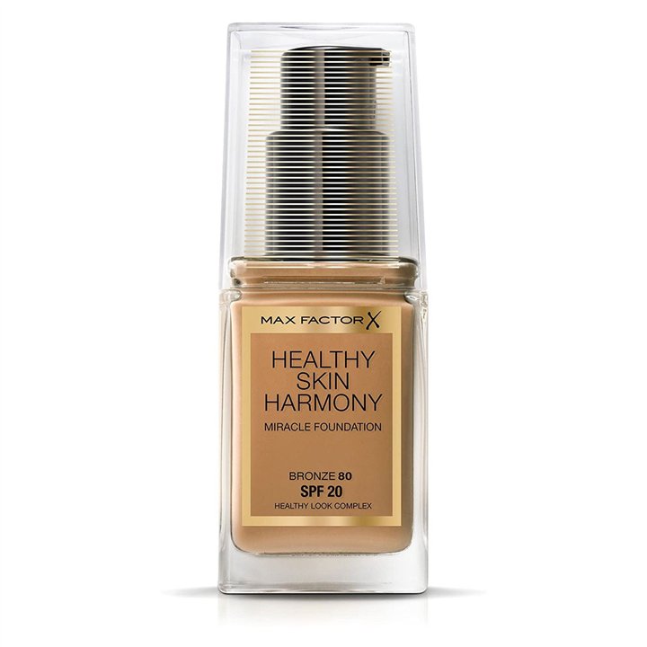 Max Factor, Healthy Skin Harmony, Liquid Foundation, 80, Bronze, SPF 20, 30 ml - Teknashop Ltd