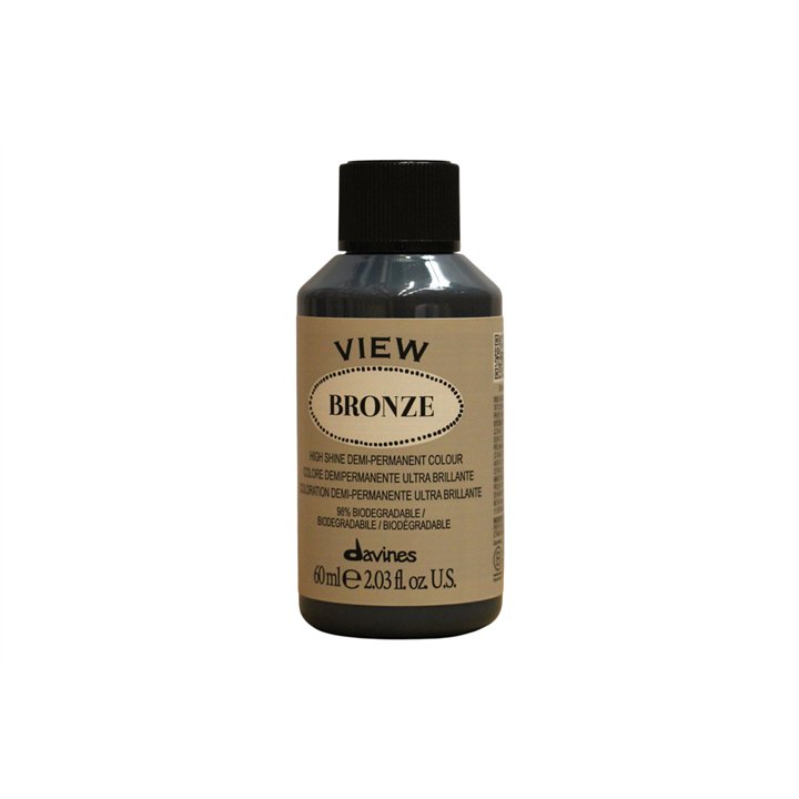 Davines, View, Demi-Permanent Hair Dye,  Bronze, 60 ml - Teknashop Ltd