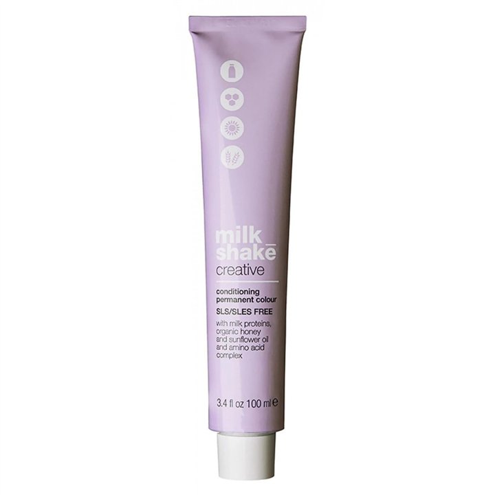 Milk Shake, Creative, Permanent Hair Dye, 8.4/8C Copper Light Blond, 100 ml - Teknashop Ltd