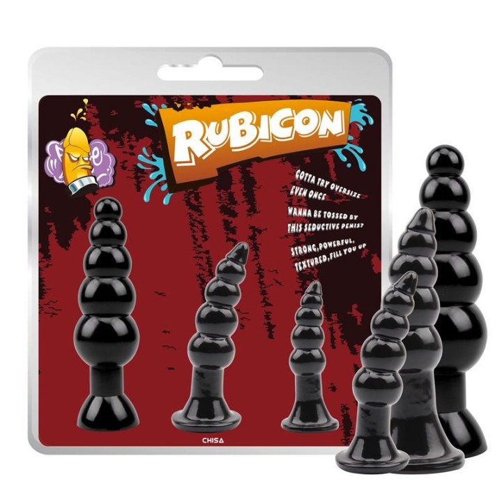 Kit 3 Butt Plug Late Night Pleasure Kit - CN-711487512 - Teknashop Ltd