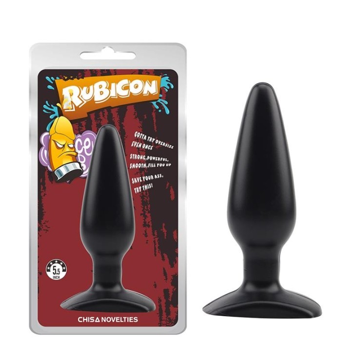 Butt Plug Rubicon 13.5 x 4.5 cm Black - CN-101432575 - Teknashop Ltd