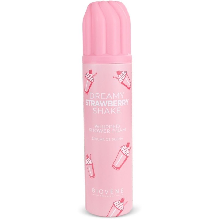 Biovene, Dreamy Straberry Shake, Hydrating, Shower Mousse, 250 ml - Teknashop Ltd