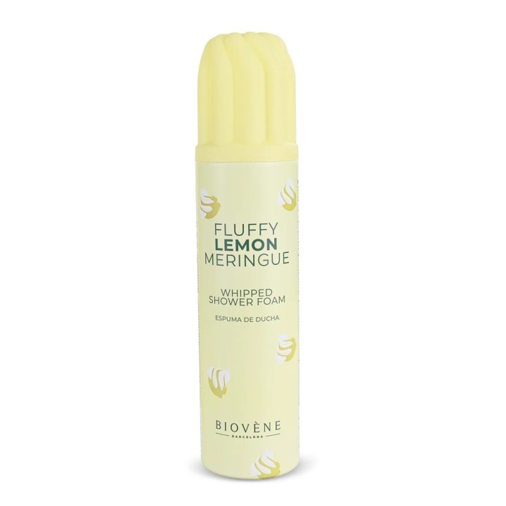 Biovene, Fluffy Lemon Meringue, Hydrating, Shower Mousse, 250 ml - Teknashop Ltd