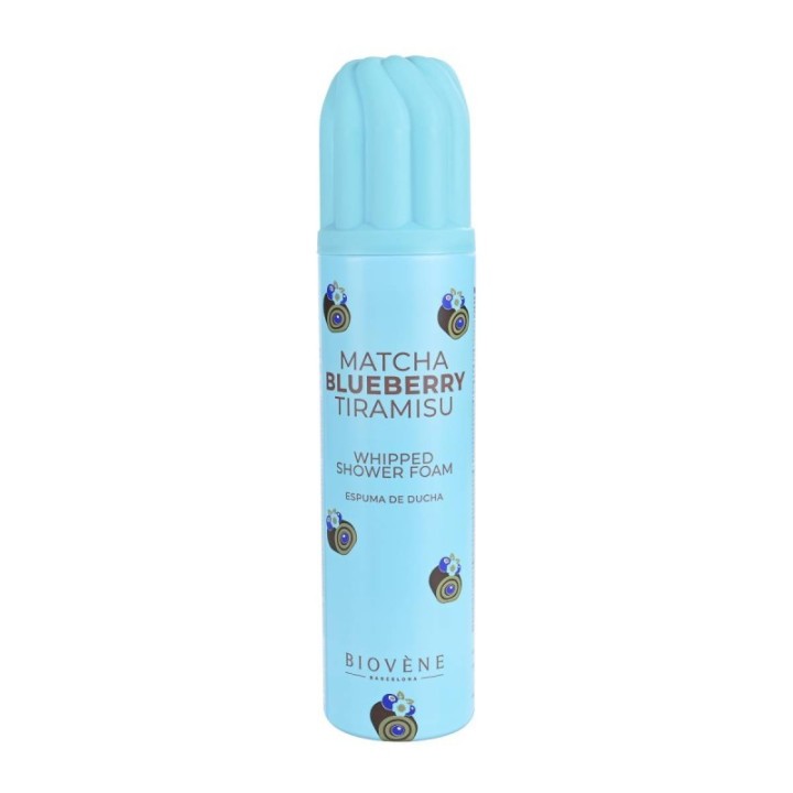 Biovene, Matcha Blueberry Tiramisu, Hydrating, Shower Mousse, 250 ml - Teknashop Ltd