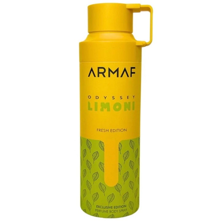 Armaf, Odyssey Limoni Fresh, Refreshing, Citrus, Deodorant Spray, Unisex, 200 ml - Teknashop Ltd