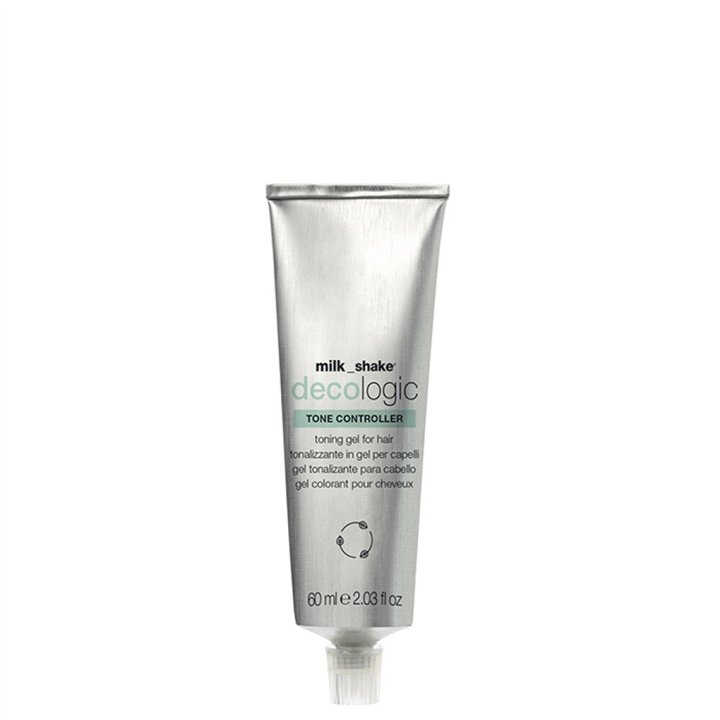 Milk Shake, Decologic Tone Controller, Silk Proteins, Hair Colouring Cream Toner,  Milk Mint, For Lightened Hair, 60 ml - Teknas