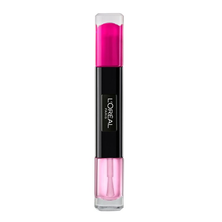L'Oreal Paris, Infallible, Nail Polish 2-In-1, 132, Painty Pink, 2 x, 5 ml - Teknashop Ltd