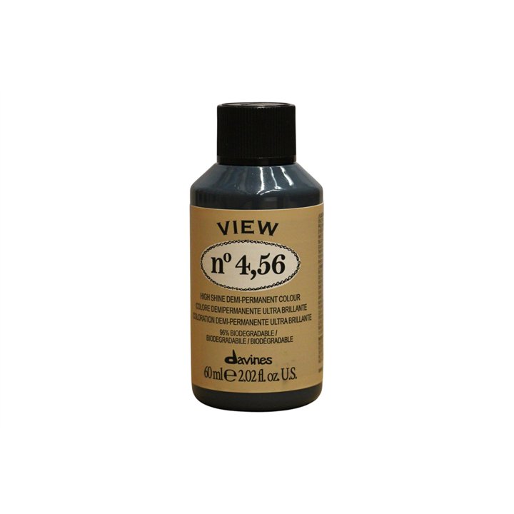 Davines, View, Demi-Permanent Hair Dye, 4.56 Gloss, 60 ml - Teknashop Ltd
