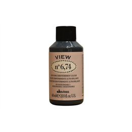 Davines, View, Demi-Permanent Hair Dye, 6.74 , 60 ml - Teknashop Ltd