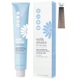 Milk Shake, 9 Minutes, Permanent Hair Dye, 7.81 Ash Blond Mocha, 100 ml - Teknashop Ltd