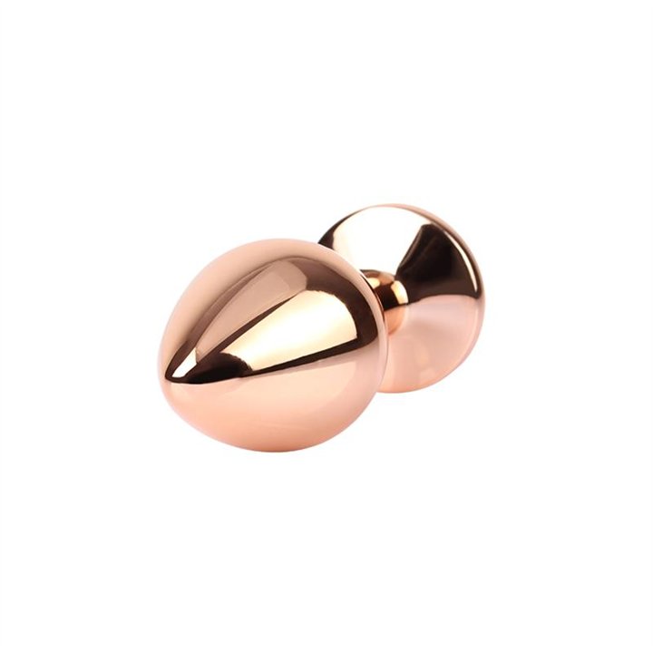 Anal Plug with Rose Jewel Color Rose Size M - CN-941412256 - Teknashop Ltd