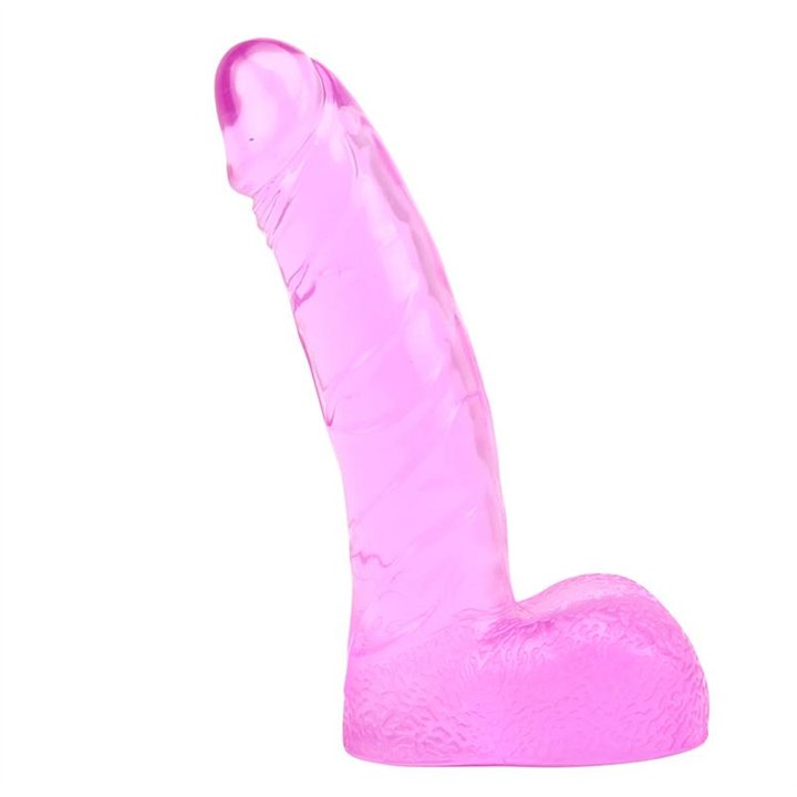 Dildo Ding Dong Clear-Pink - CN-403052600 - Teknashop Ltd