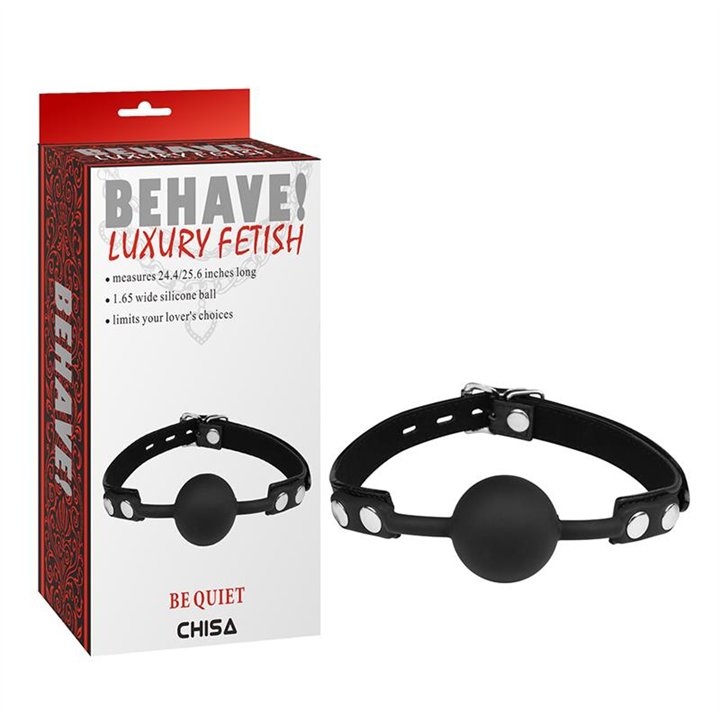 Gag-Ball Silicone Be Quiet - CN-632187432 - Teknashop Ltd