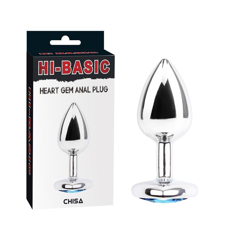 Anal Plug with Heart Gem - CN-731496322 - Teknashop Ltd