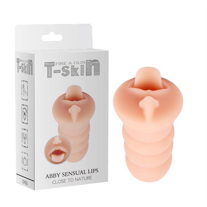 Masturbador Abby Sensual T-Skin 15 cm Flesh - CN-100831474 - Teknashop Ltd
