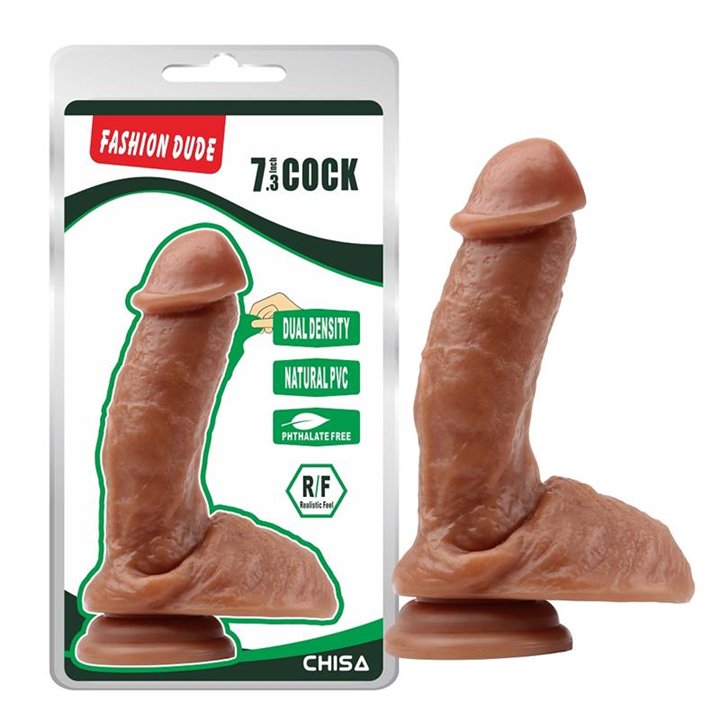Dildo Dual Density Fashion Dude 18.5 x 4.3 cm Latin - CN-711745241 - Teknashop Ltd