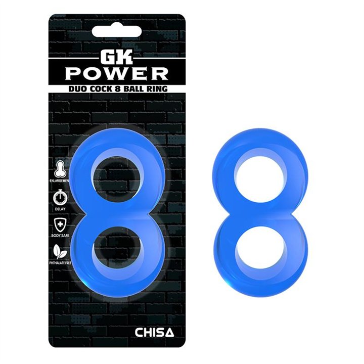 Duo Cock 8 Ball Ring Blue - CN-100338185 - Teknashop Ltd