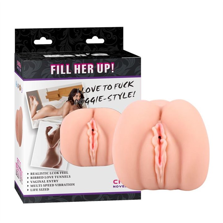 Masturbator Fill Her Up T-Skin 17.7 cm Flesh - CN-362605287 - Teknashop Ltd
