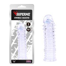 Swirls Sleeve-Clear - CN-371648785 - Teknashop Ltd