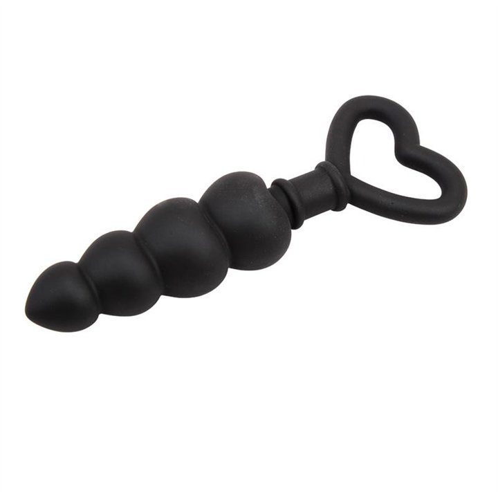 Beaded Luv Probe 15.6 x 3.4 cm Silicone Black - CN-511480997 - Teknashop Ltd