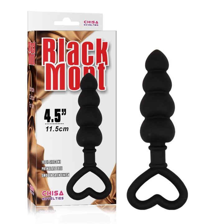 Beaded Luv Probe 15.6 x 3.4 cm Silicone Black - CN-511480997 - Teknashop Ltd