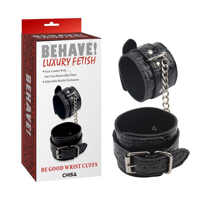 Wrist Cuffs Be good Black - CN-632125452 - Teknashop Ltd