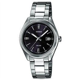 CASIO COLLECTION Mod. ONLY TIME LADY - BLACK - WW.LTP-V005D-1AUDF - Teknashop Ltd