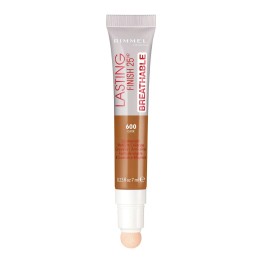 Rimmel London, Lasting Finish, Natural Medium Coverage, Cream Concealer, 600, Dark, 7 ml - Teknashop Ltd
