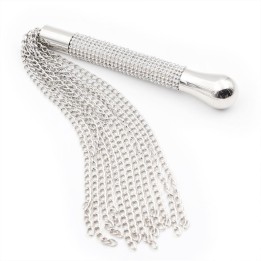 Flogger with Chain Tassel with Rhinestone Handle - 8436615000456 - Teknashop Ltd