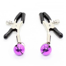 Nipple Clamps with Purple Bell - 843658379641 - Teknashop Ltd