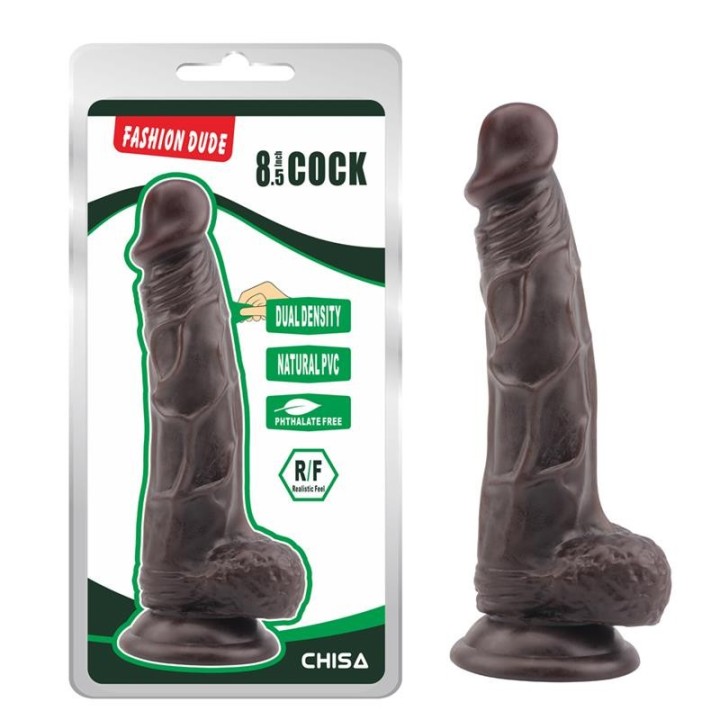 Dildo Dual Density Fashion Dude 21 x 4.1 cm Brown - CN-711774323 - Teknashop Ltd