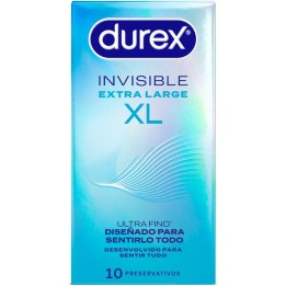DUREX - INVISIBLE CONDOMS XL 10 UNITS - D-244576 - Teknashop Ltd