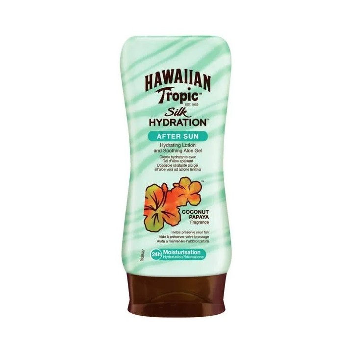 Hawaiian Tropic Silk Hydration Aftersun Aloe Vera Coconut Papaya 200ml - unisex - Teknashop Ltd