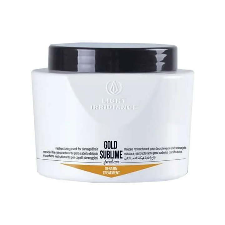Light Irridiance Gold Sublime Keratin Treatment Mask 500ml - unisex - Teknashop Ltd