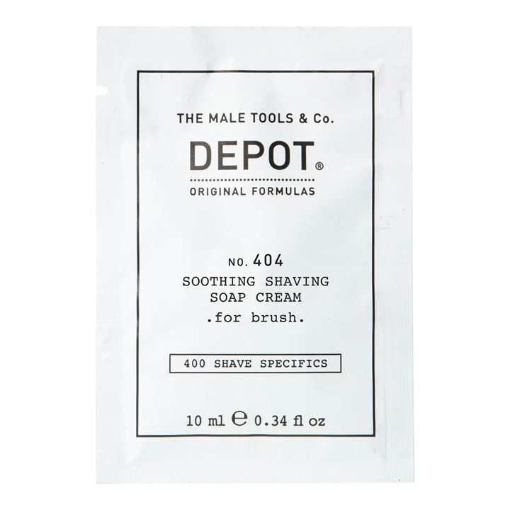 Depot, 400 Shave Specifics No. 404 , Allantoin, Soothing, Shaving Soap Cream, 10 ml - Teknashop Ltd