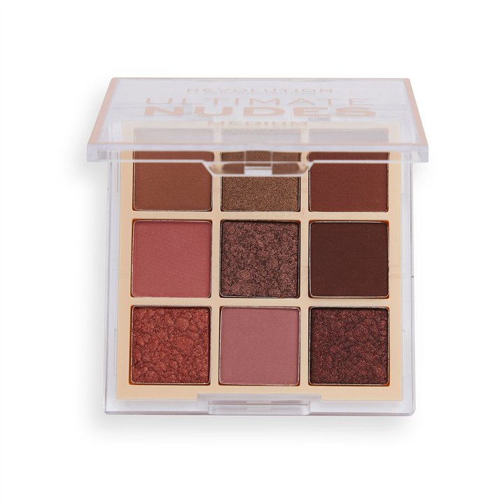 Makeup Revolution, Ultimate Nudes, Eyeshadow Palette, Medium, 8.1 g - Teknashop Ltd