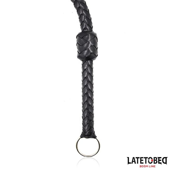Braided Whip Black 116cm - 8436615007134 - Teknashop Ltd