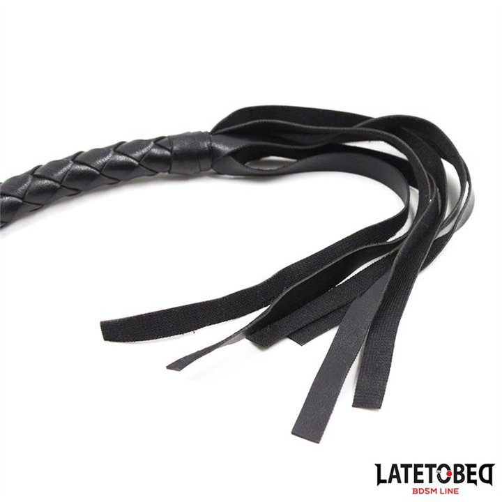 Braided Whip Black 116cm - 8436615007134 - Teknashop Ltd