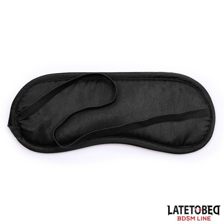 3 Pieces Set Mask, Handcuffs and Feathers Black - 8436615001743 - Teknashop Ltd
