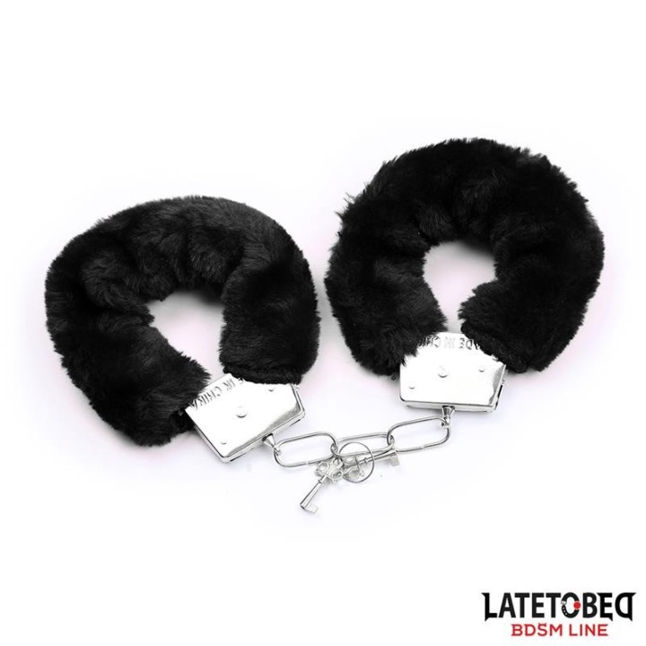 3 Pieces Set Mask, Handcuffs and Feathers Black - 8436615001743 - Teknashop Ltd