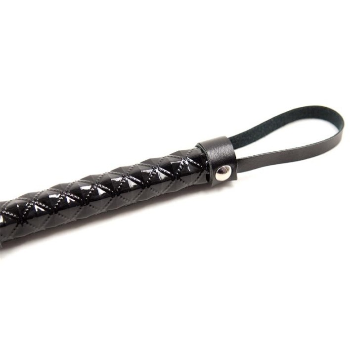 Flogger Diamond Pattern with Metal Hardware 39 cm Black - 843658379366 - Teknashop Ltd