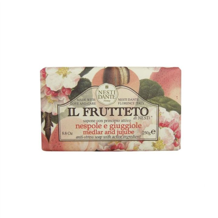 Nesti Dante, Il Frutteto, Medlar & Jujube, Soothing, Soap Bar, 250 g - Teknashop Ltd