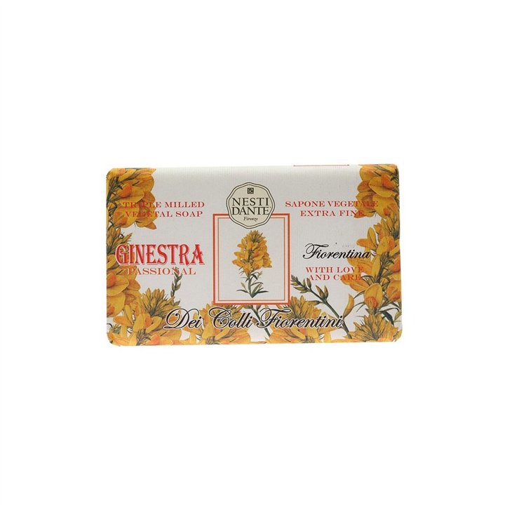Nesti Dante, Dei Colli Fiorentini Broom Flower, Soap Bar, 250 g - Teknashop Ltd