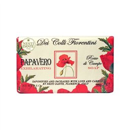 Nesti Dante, Dei Colli Fiorentini Poppy, Soap Bar, 250 g - Teknashop Ltd