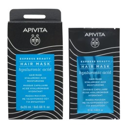 Apivita, Hyaluronic Acid, Hair Treatment Cream Mask, Hydrating & Moisturising, 20 ml - Teknashop Ltd