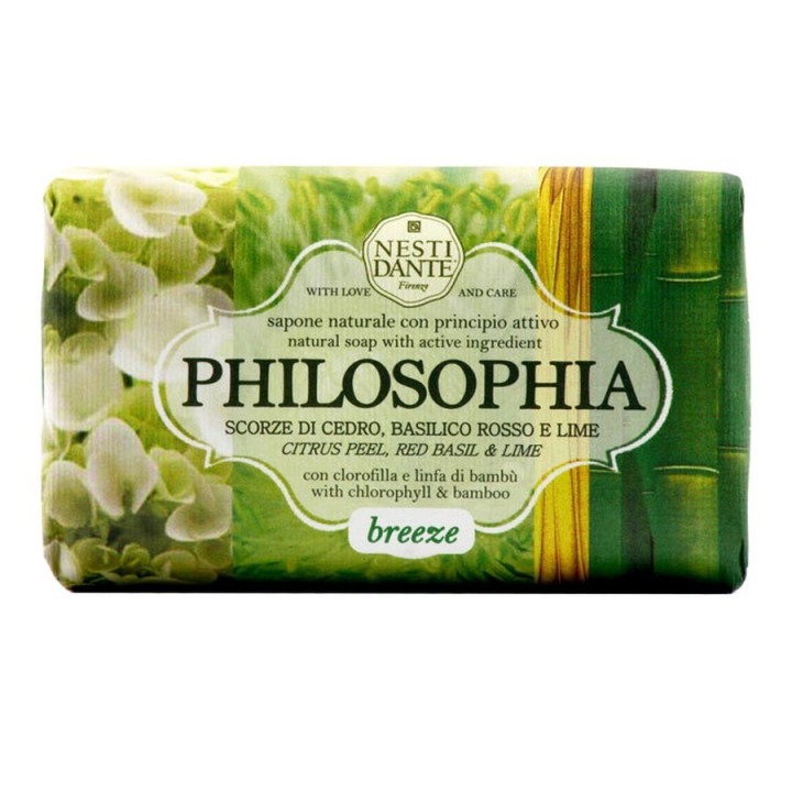 Nesti Dante, Philosophia Breeze, Cleansing & Refreshing, Scented Soap Bar, 250 g - Teknashop Ltd