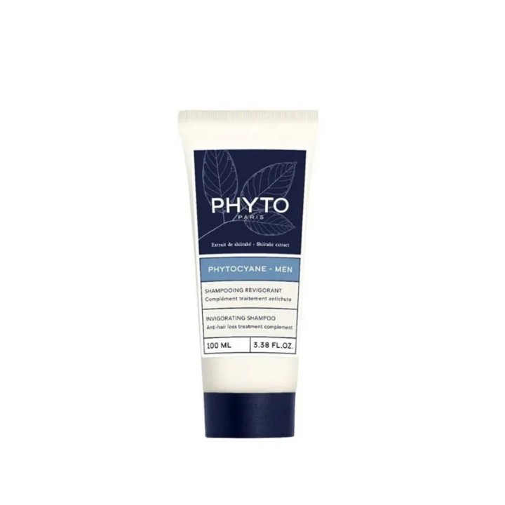 Phyto, Cyane, Hair Shampoo, Anti-Hair Loss & Hair Regrowth, 100 ml - Teknashop Ltd